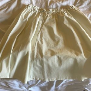 Zara basic cream skirt